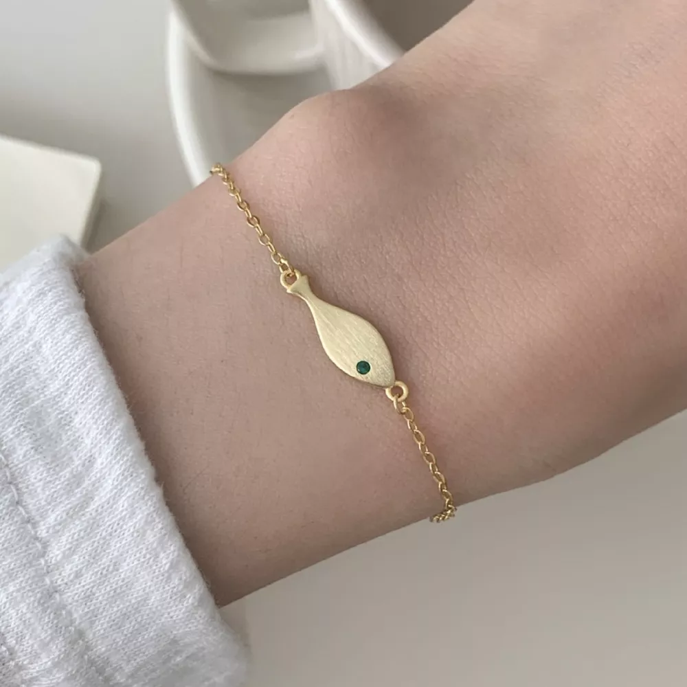 925 Sterling Silver Fish Bracelet, image 7