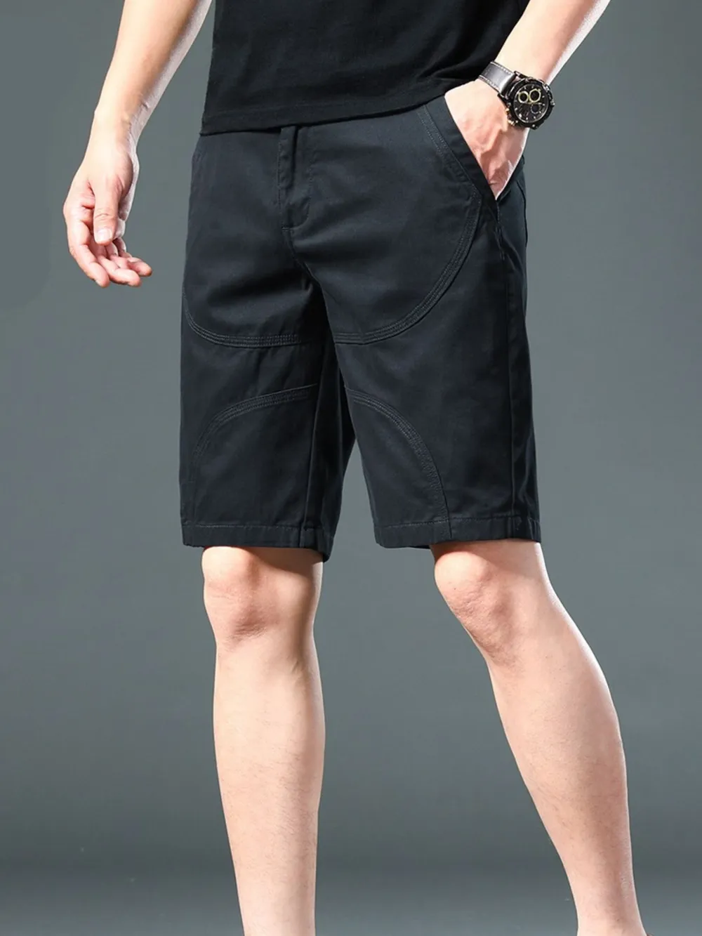 Men's Casual Pocketed Shorts, image 2