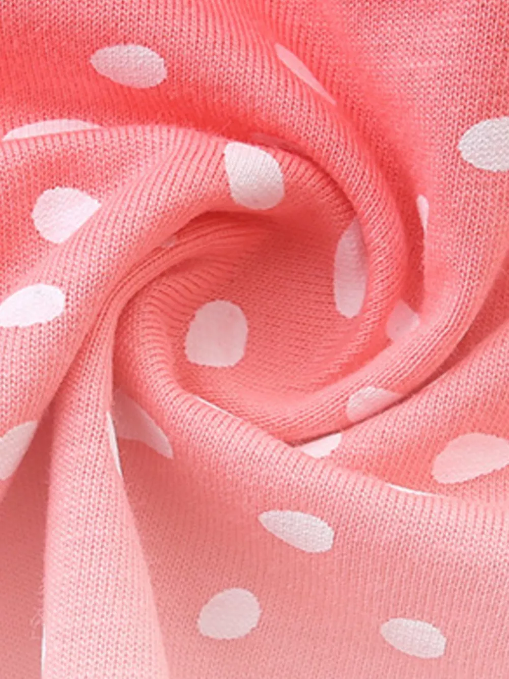 Children's Ruffled Sleeve Polka Dot Embroidered Dress, image 5