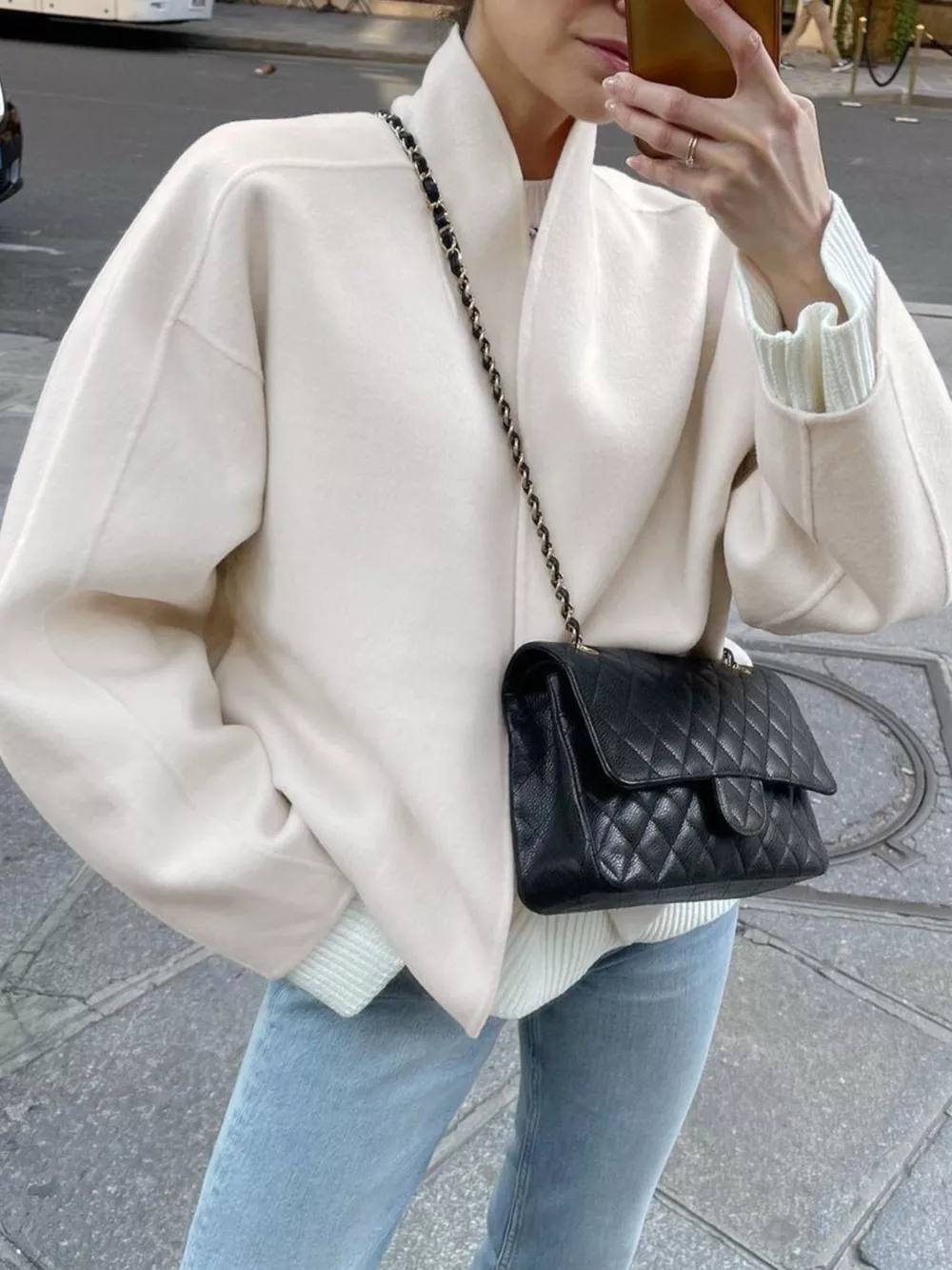 Open Front Dropped Shoulder Outerwear, image 5