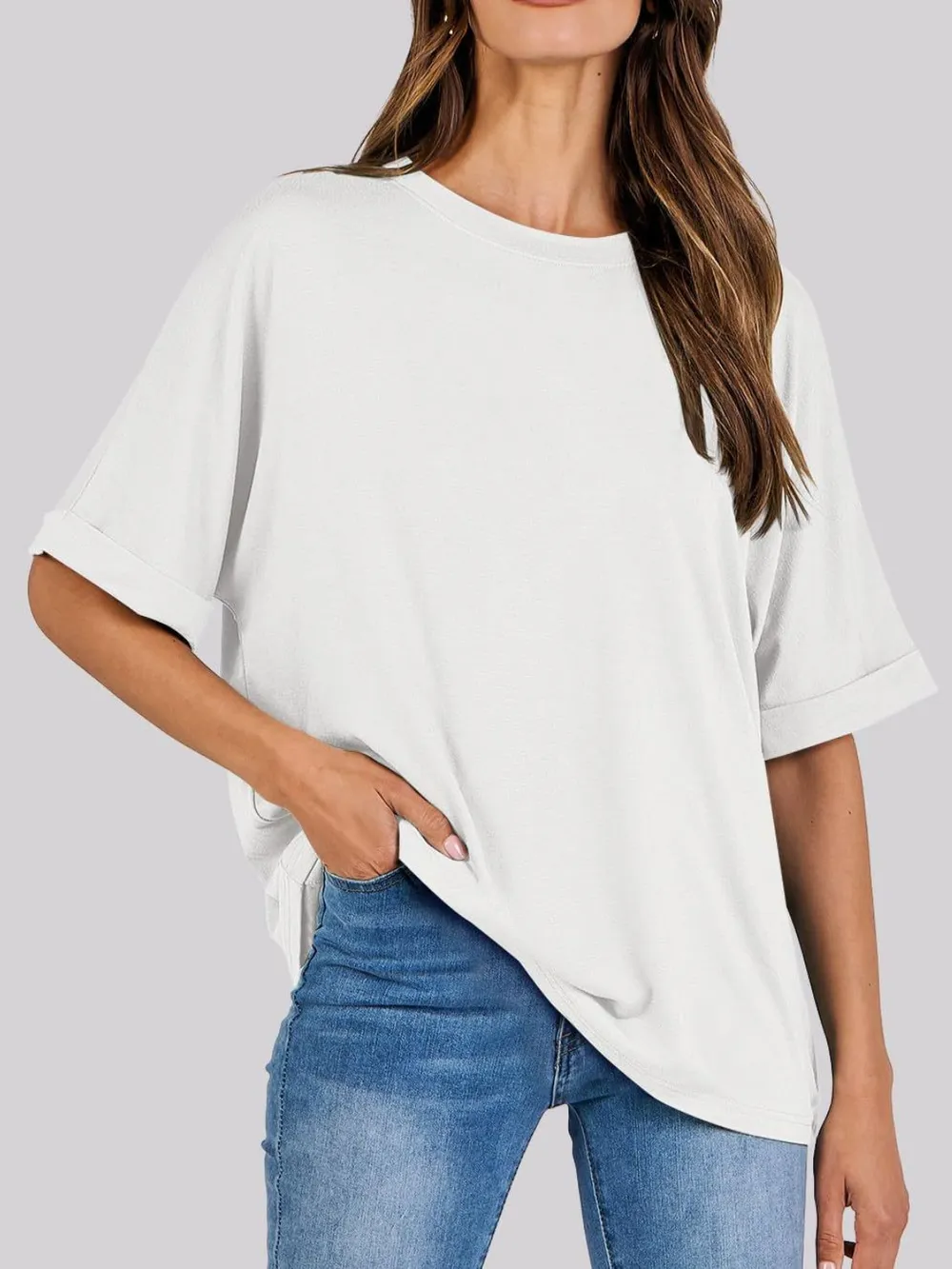 Round Neck Half Sleeve T-Shirt, image 9