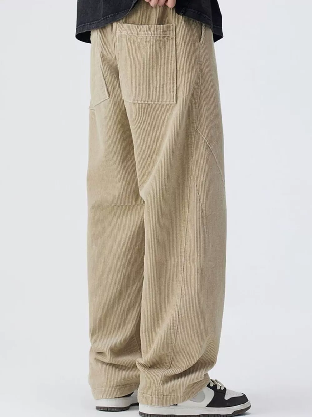 Men's Plus Size Relaxed Fit Corduroy Pants, image 3