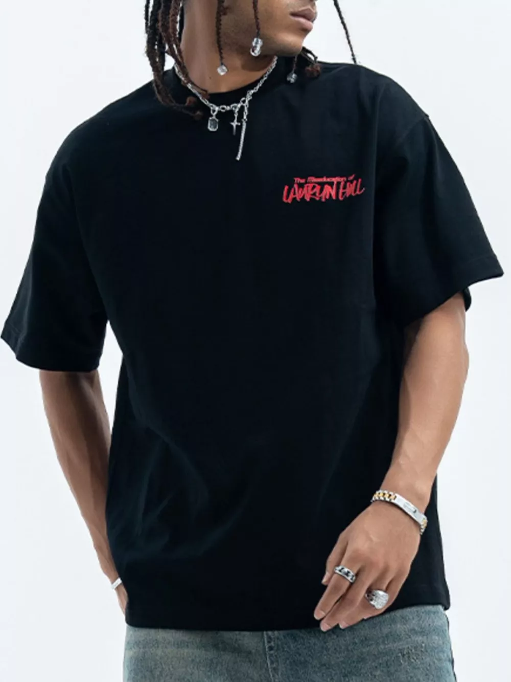 Men's Graphic Round Neck Half Sleeve T-Shirt