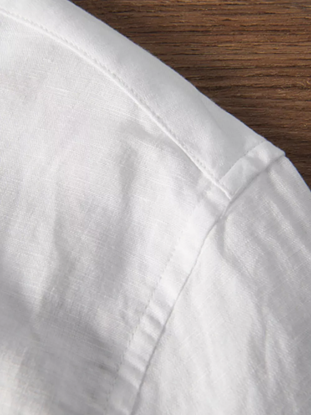 Men's Plus Size Button Detail Short Sleeve Blouse, image 9