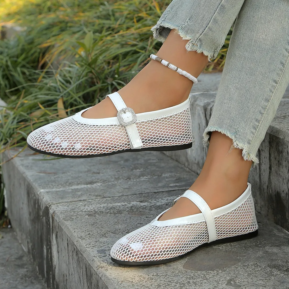 Round Toe Flats Sandals, image 5