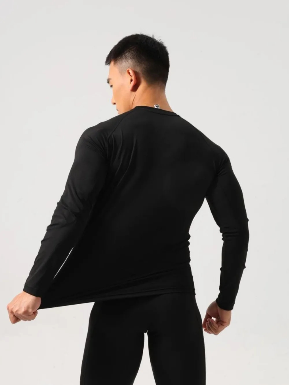 Men's Round Neck Long Sleeve T-Shirt