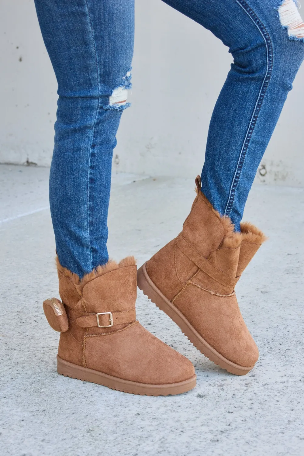 Plush Thermal Flat Boots, image 5