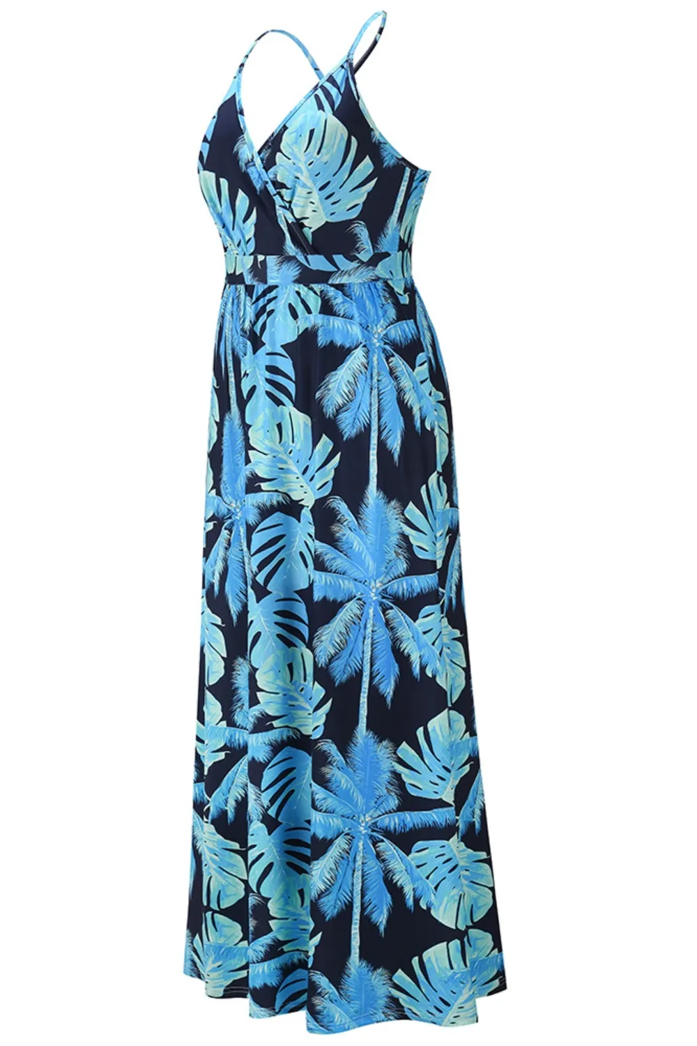 Crisscross Printed Surplice Cami Dress, image 14