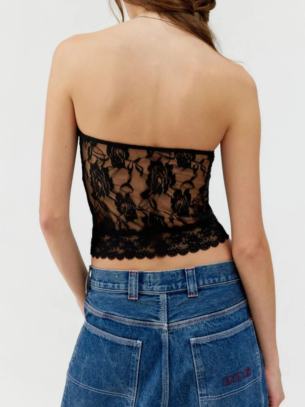 Lace Strapless Tube Top, image 5