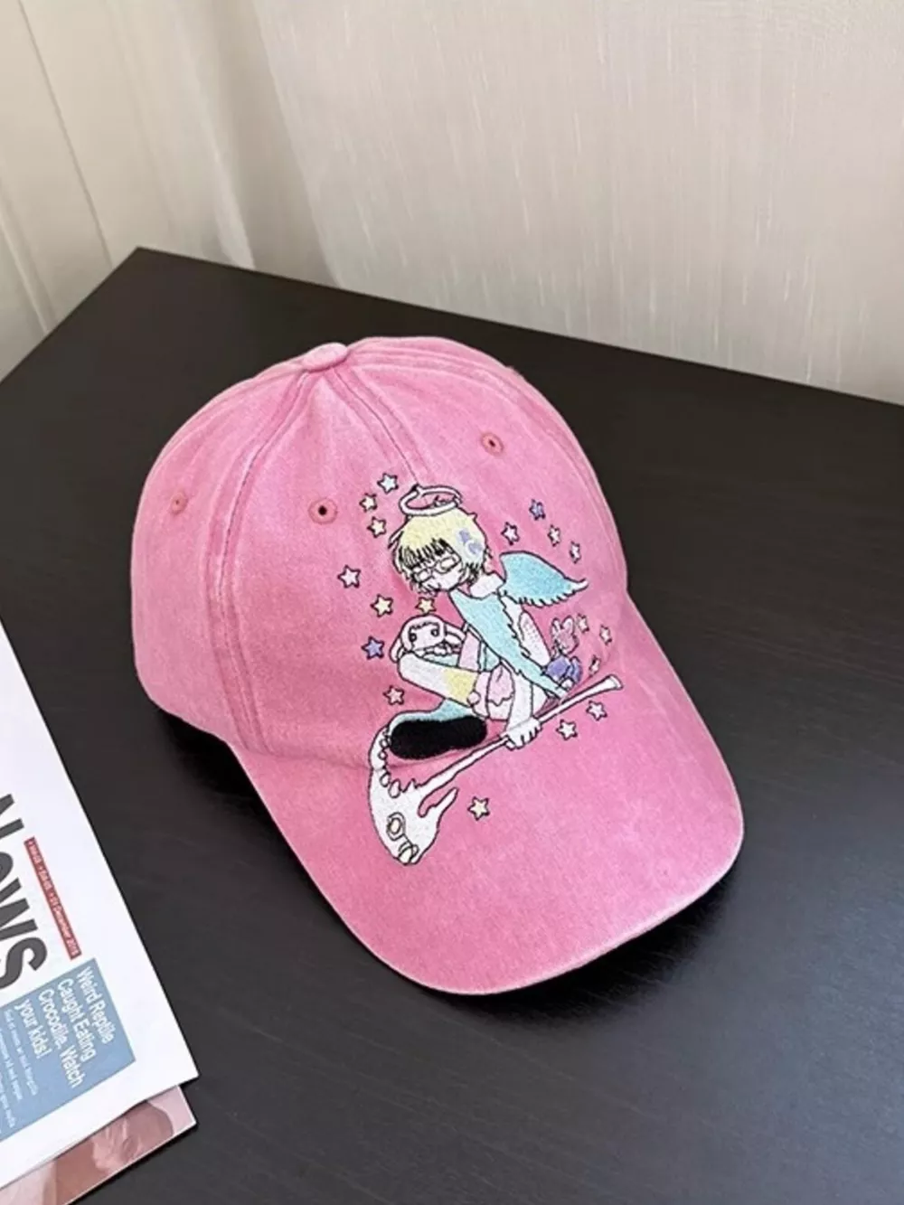Embroidered Washed Baseball Cap, image 2