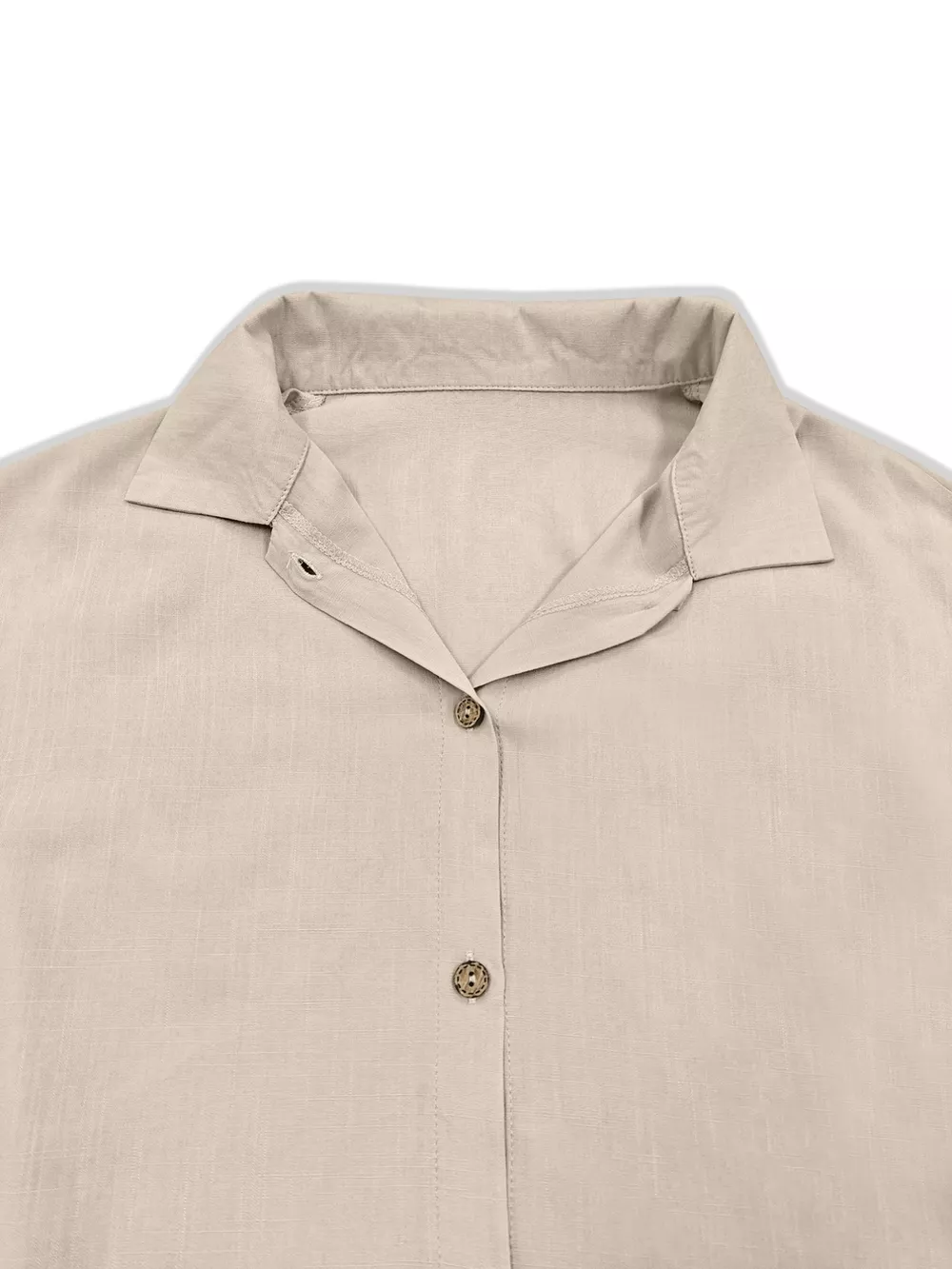 Button-Down Flounce Sleeve Shirt, image 7