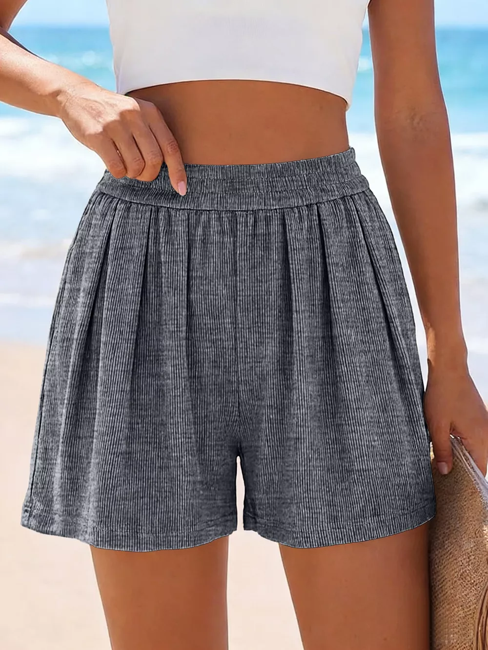 High-Waisted Shorts, image 4