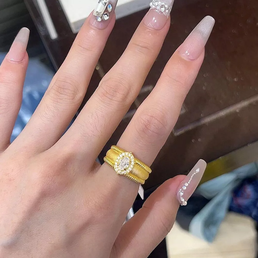 18K Gold-Plated 925 Sterling Silver Ring, image 7