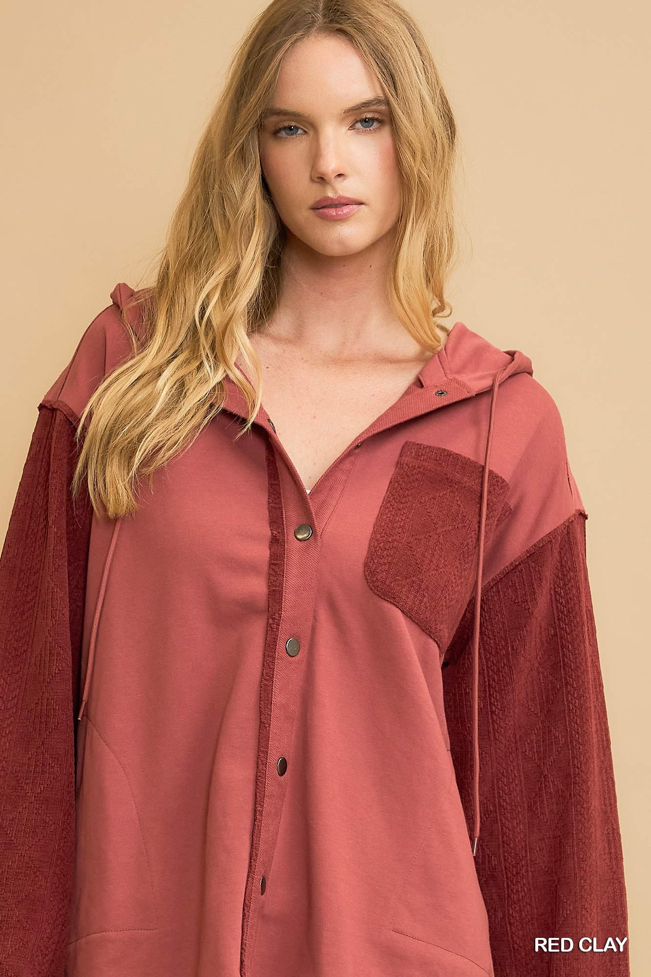 Washed French Terry Shacket, image 6