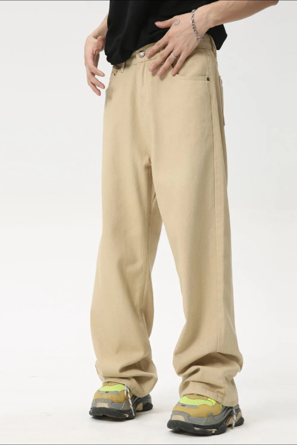 Wide Leg Jeans with Pockets, image 5