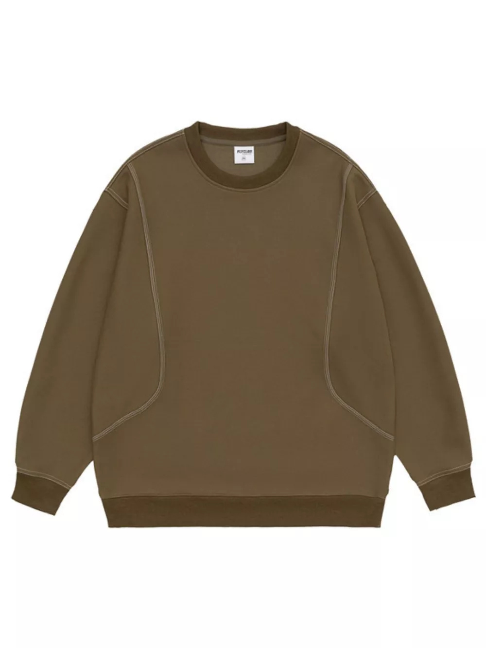 Men's Plus Size Round Neck Long Sleeve Sweatshirt, image 7