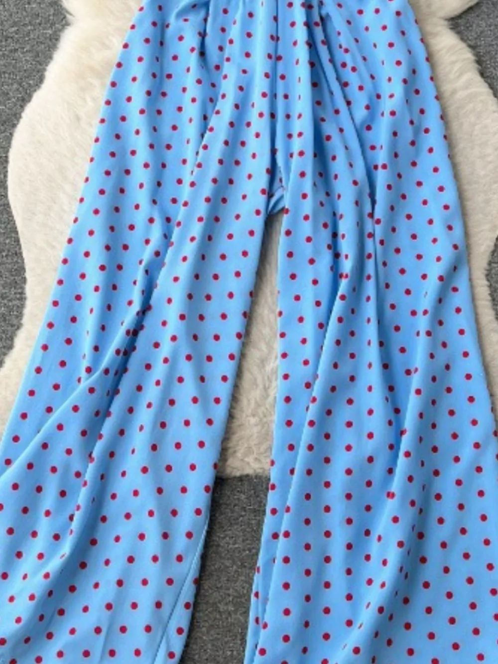 Smocked V-Neck Wide Leg Jumpsuit, image 27