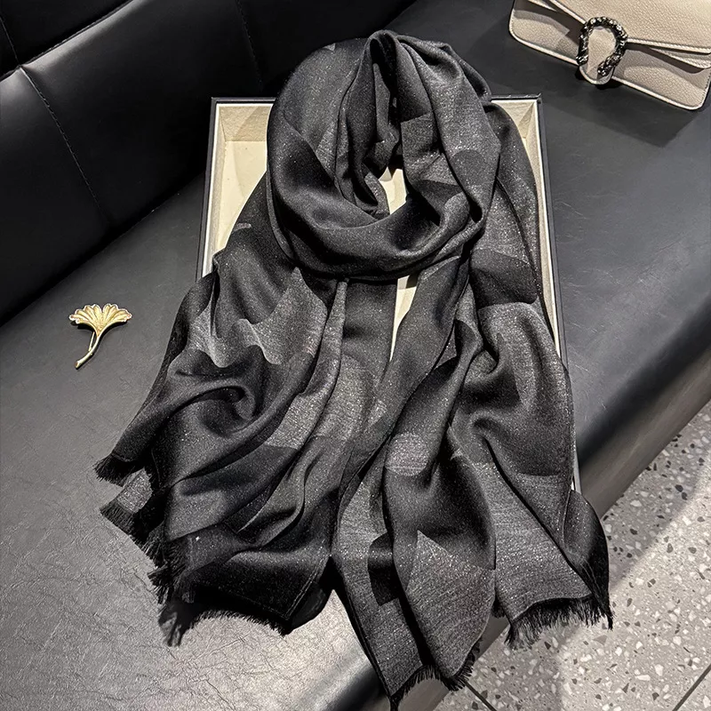 Lightweight Raw Hem Scarf, image 8