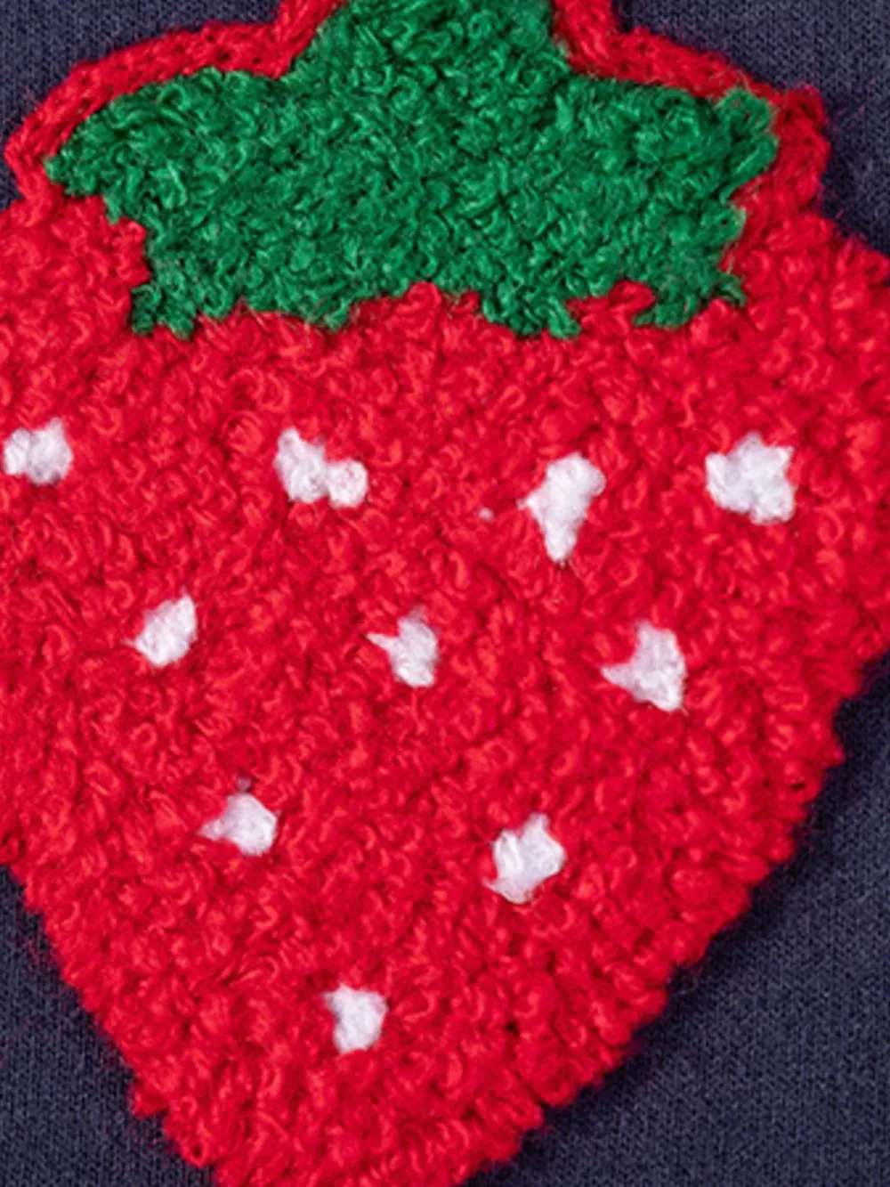 Children's Strawberry Long-Sleeve Casual Dress, image 4