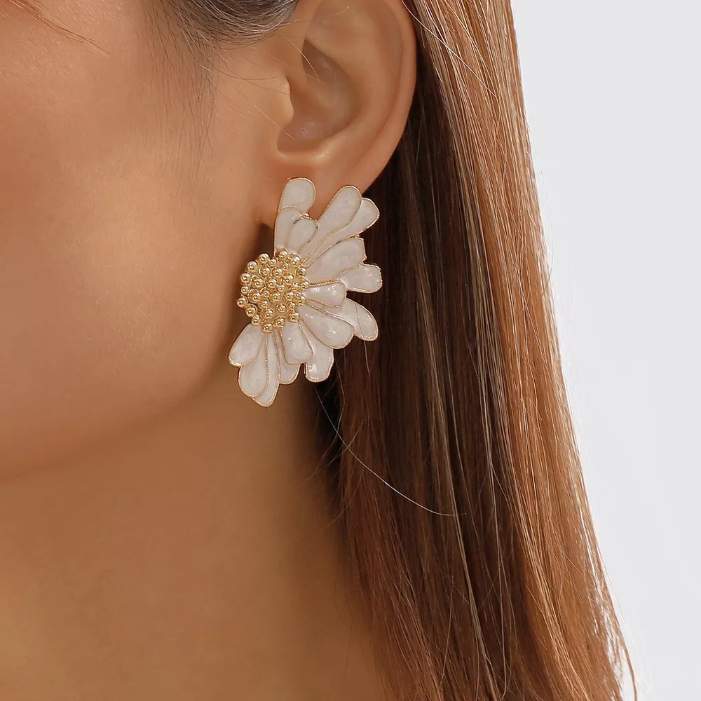 Flower Stud Earrings, image 18