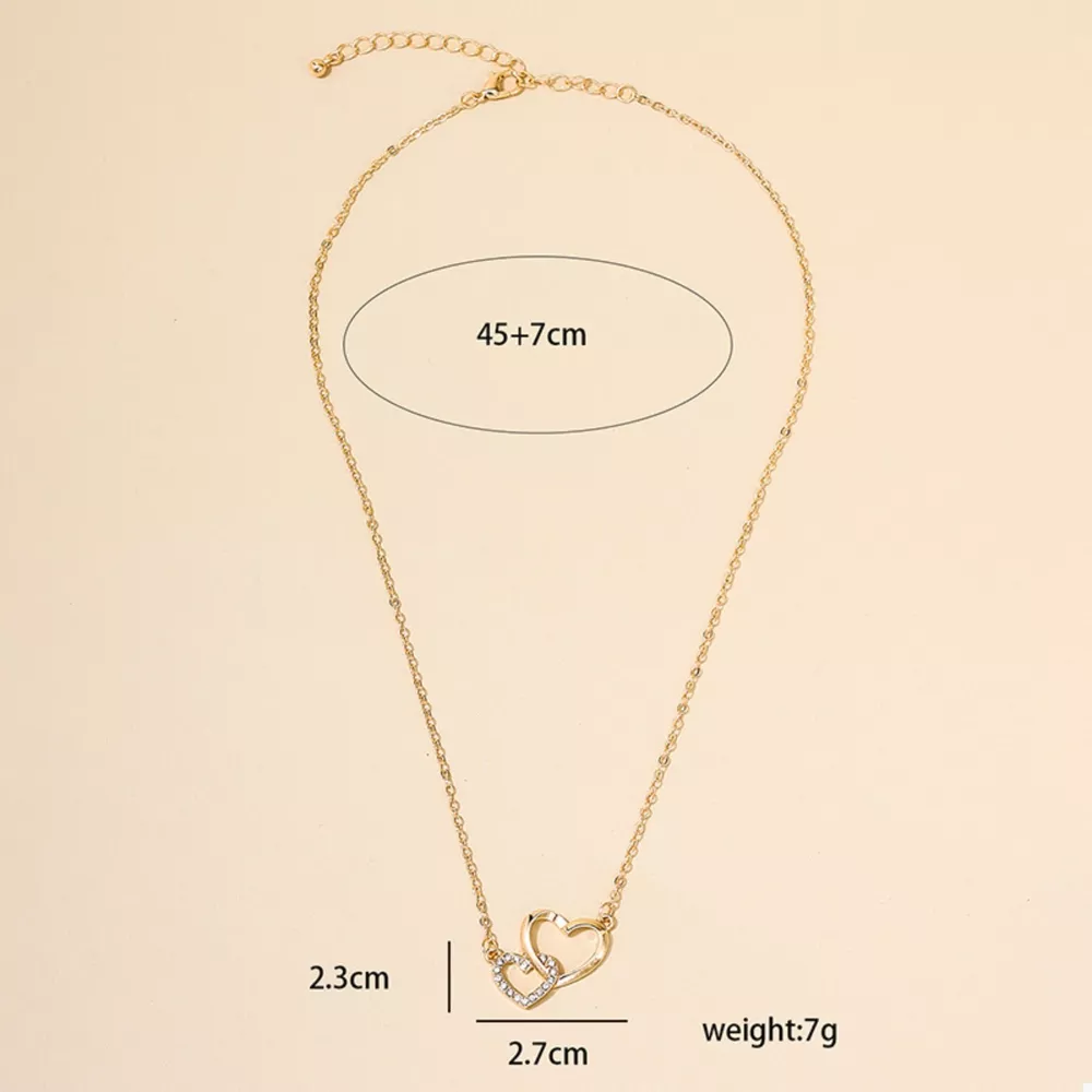 18K Gold-Plated Heart Pendant Necklace, image 4