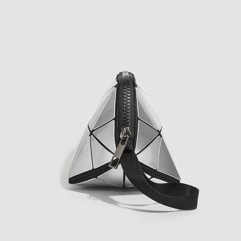 Geometric Leather Wristlet, image 5
