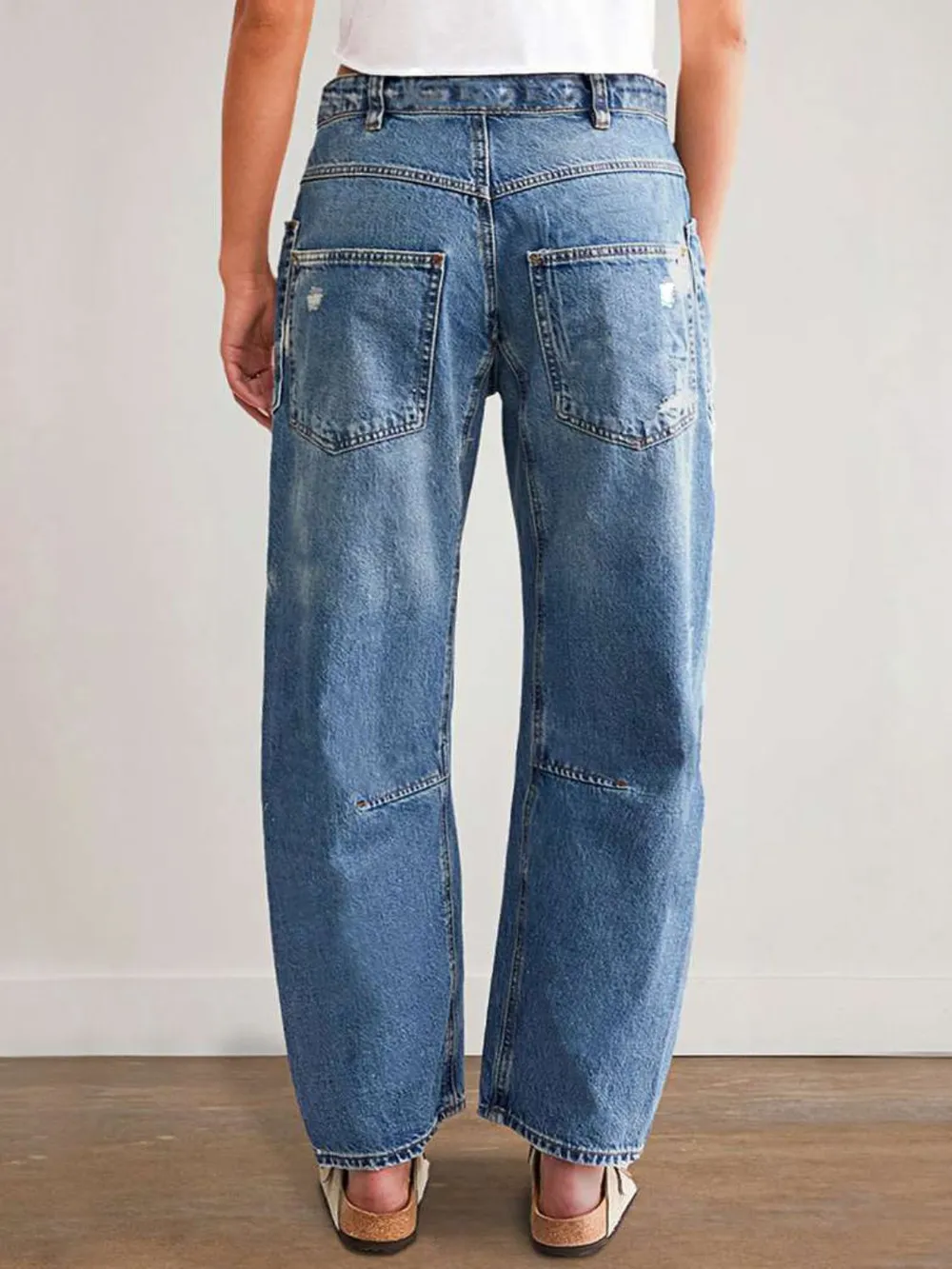 Distressed Jeans with Pockets, image 6