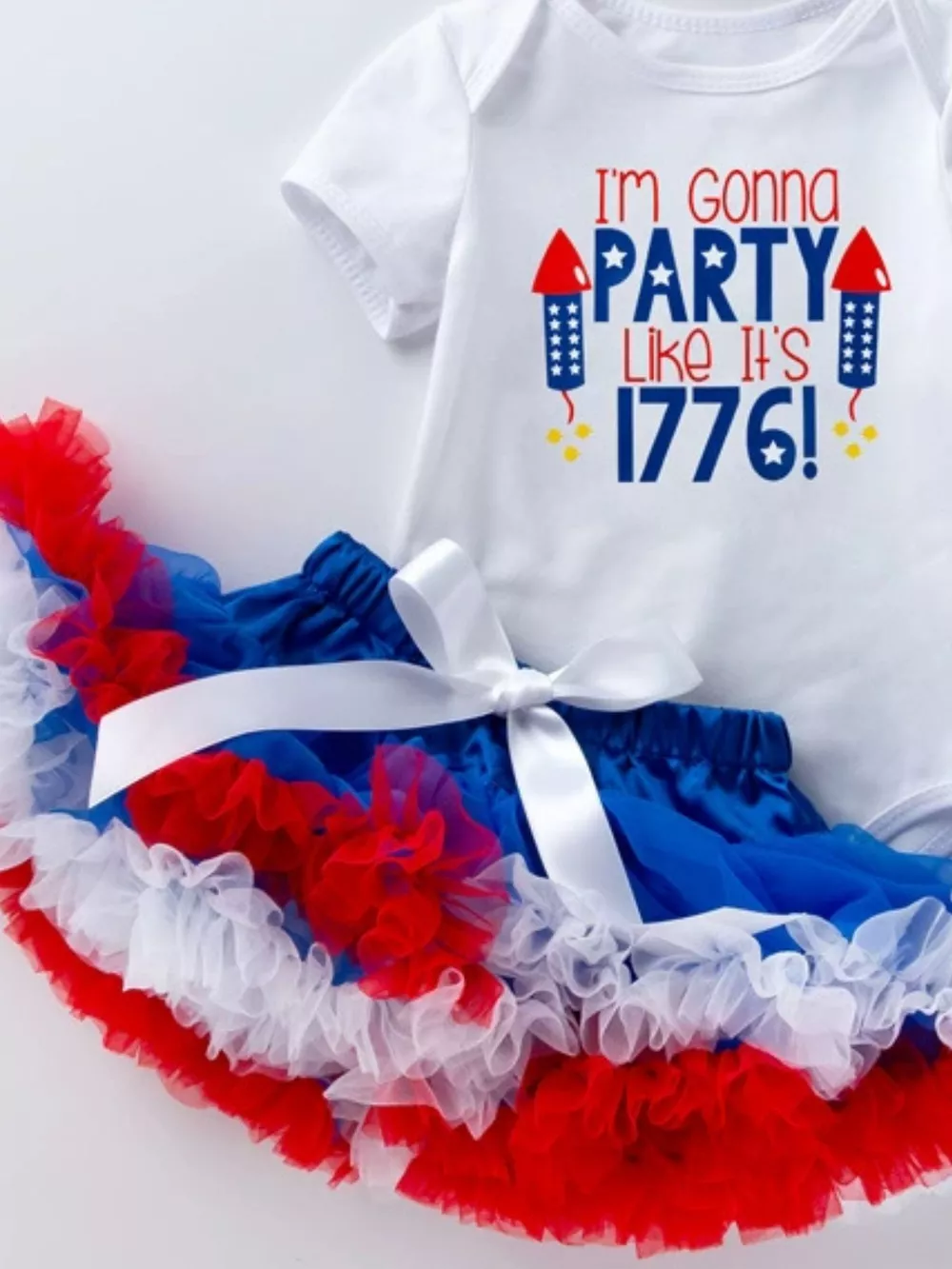 Children's First 4th of July Outfit Set, image 9