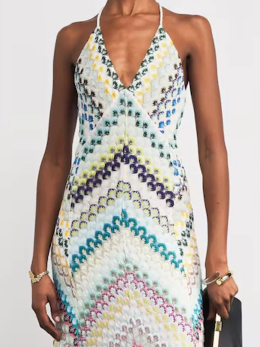 Backless Spaghetti Strap Maxi Dress, image 6