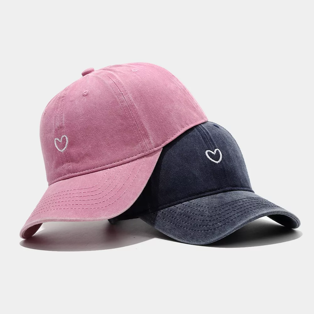 Embroidered Heart Baseball Cap, image 2