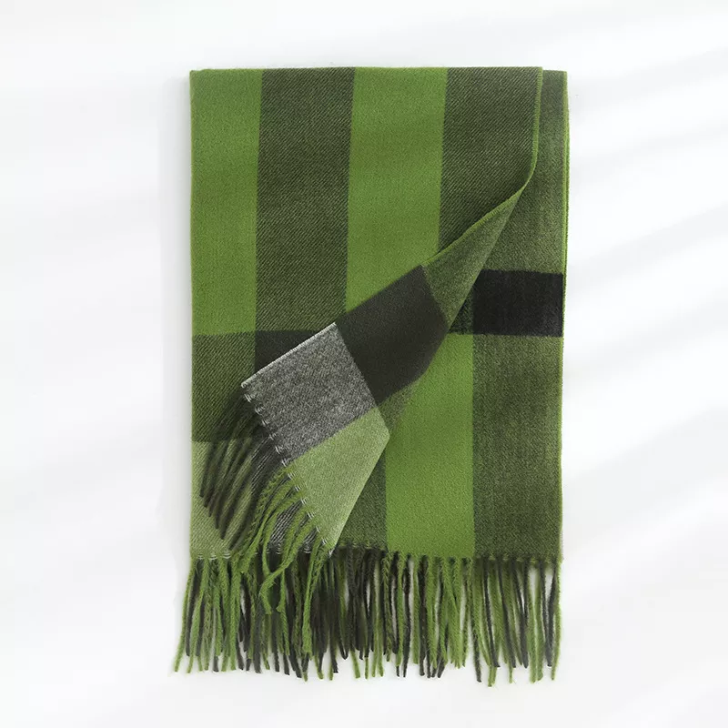 Plaid Tassel Scarf, image 8