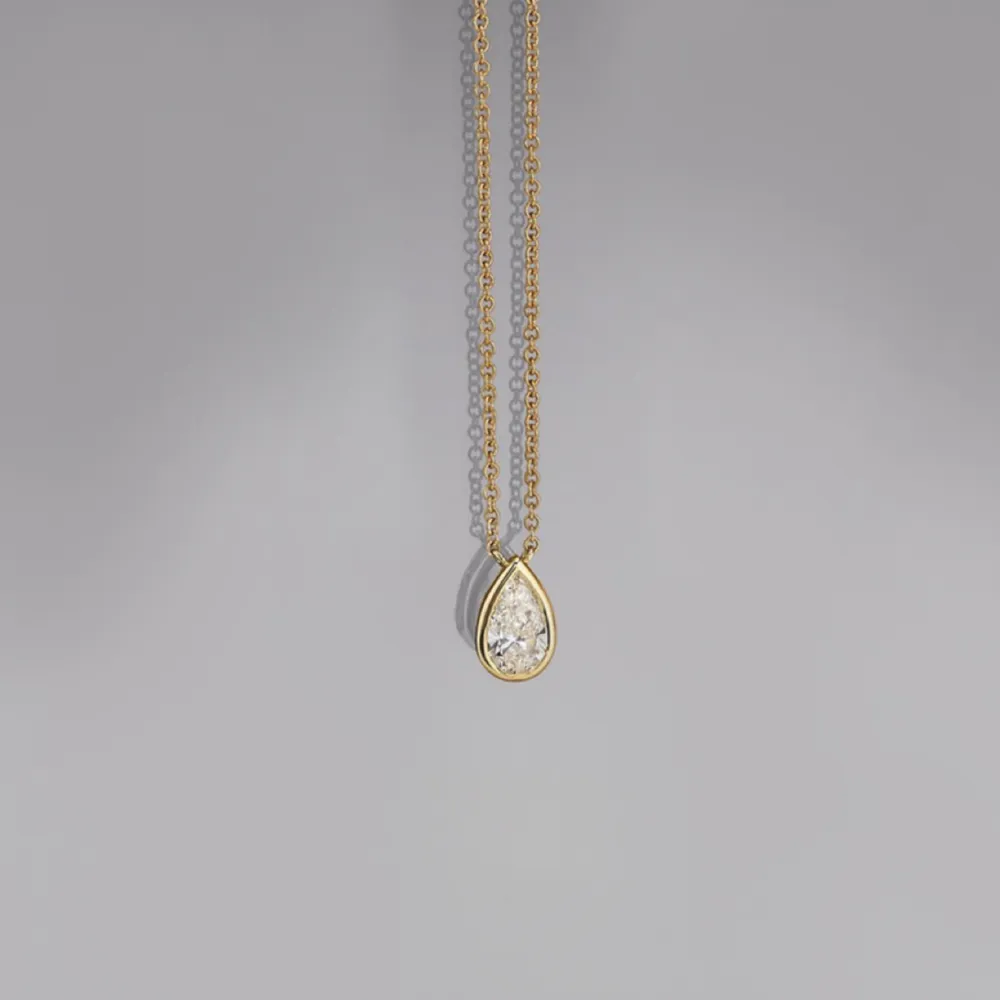 18K Gold-Plated Stainless Steel Pendant Necklace, image 3
