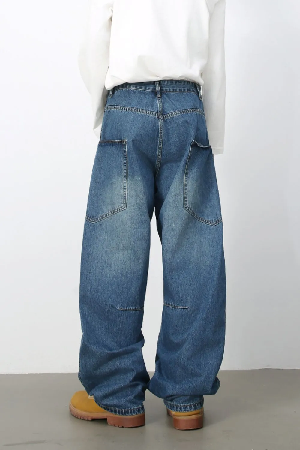 Men's Wide Leg Jeans, image 4