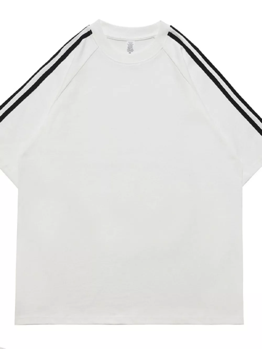 Men's Round Neck Stripe T-Shirt, image 4
