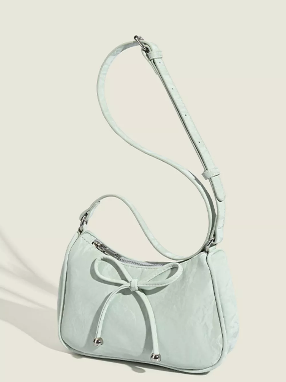 Bow Accent Shoulder Bag