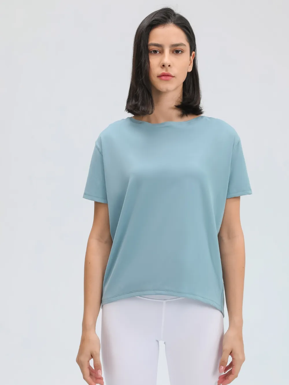 Round Neck Short Sleeve Active T-Shirt, image 25