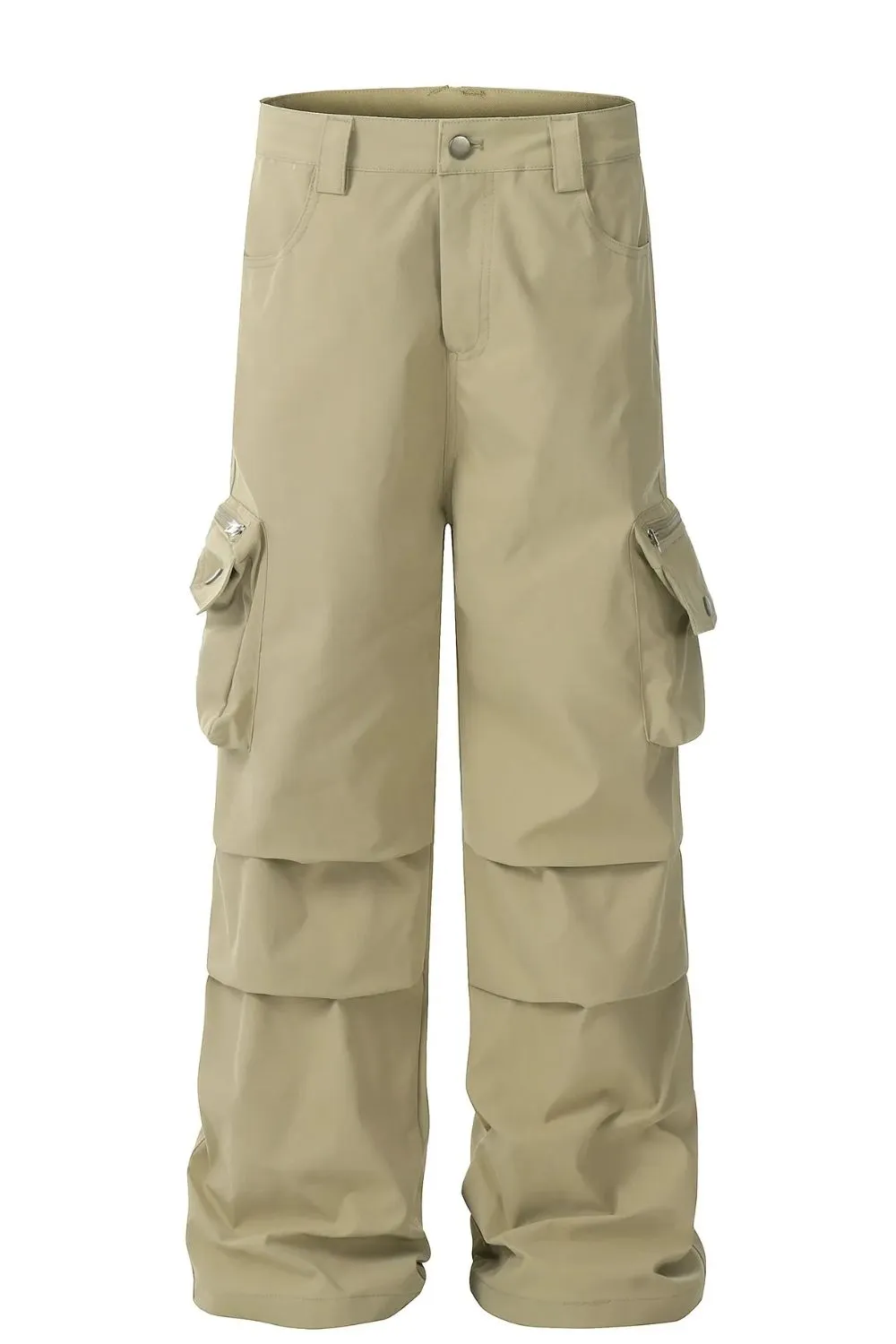 Men's Wide Leg Cargo Pants, image 2