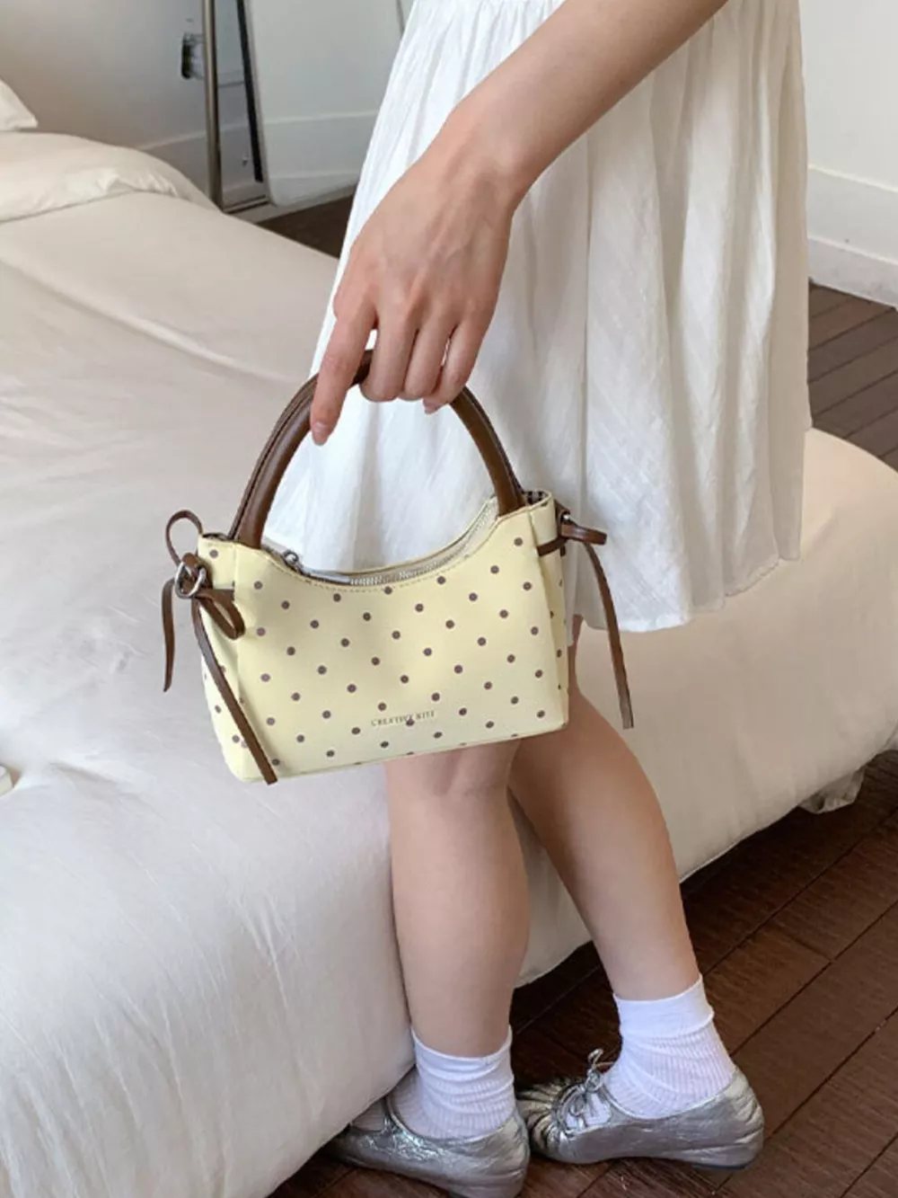 Polka Dot Mini Crossbody Bag, image 10