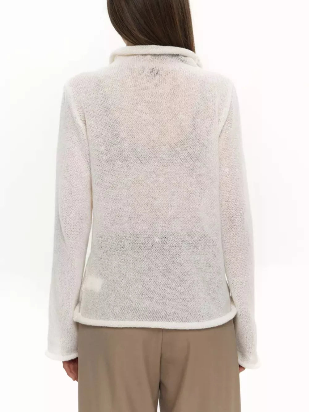 Mock Neck Long Sleeve Sweater, image 5