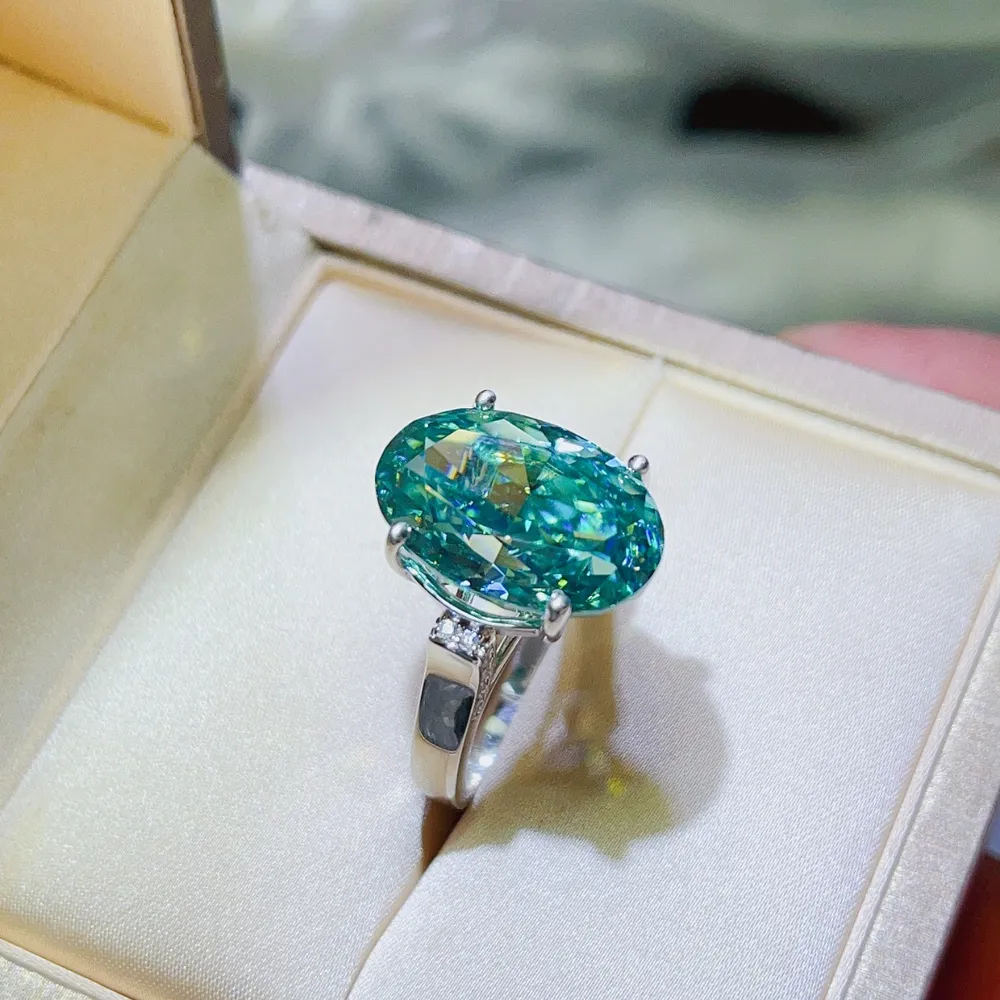 5 Carat Moissanite 925 Sterling Silver Ring, image 3