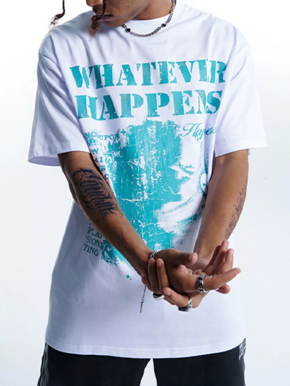 Men's Round Neck Short Sleeve T-Shirt, image 3