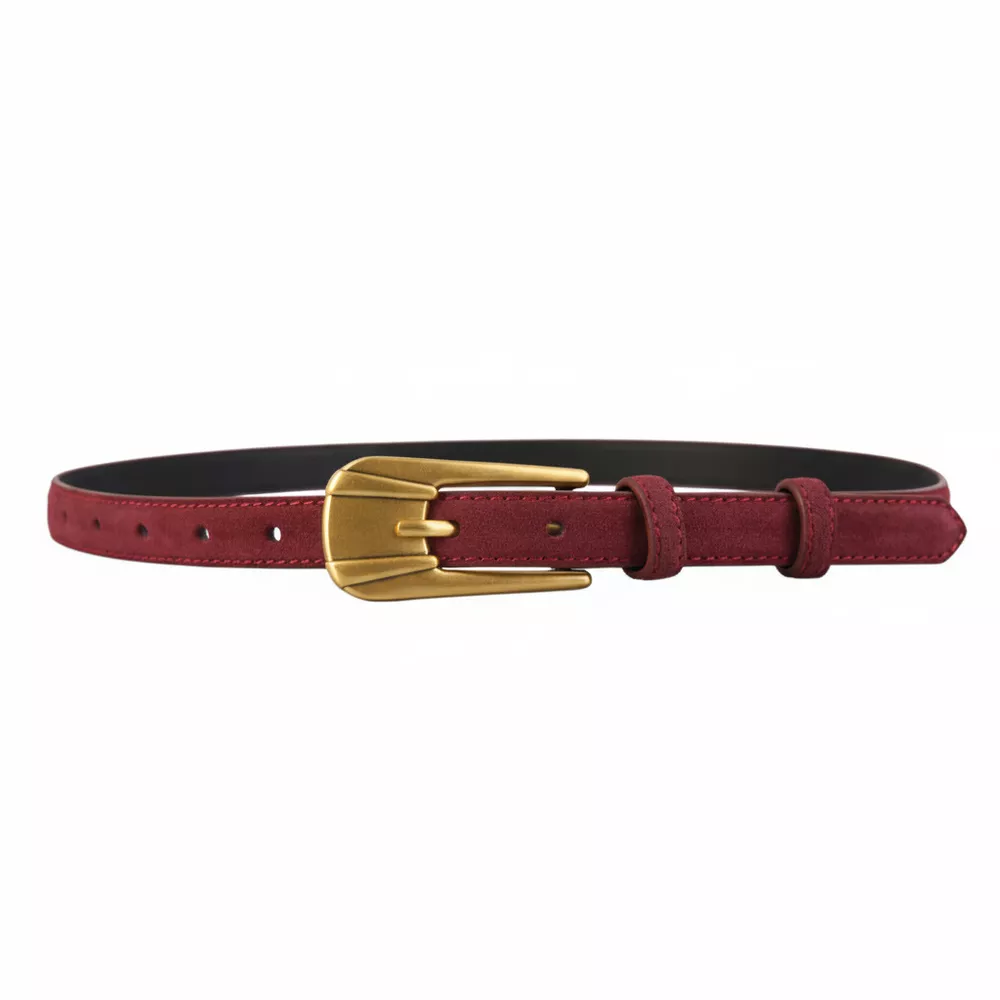 Skinny Belt with Golden Buckle, image 3