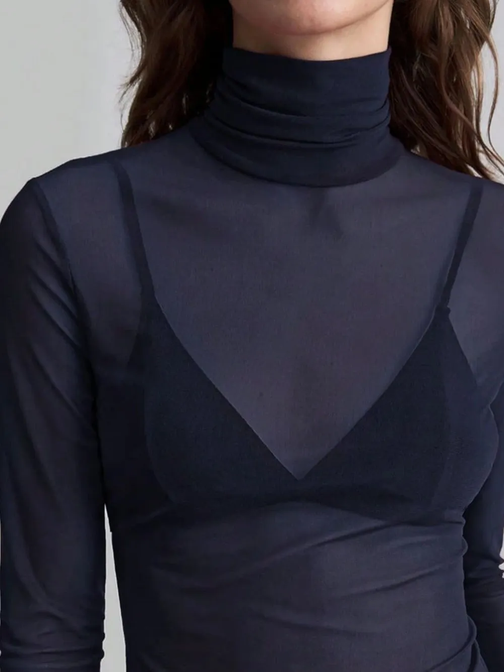 Turtleneck Long Sleeve Top, image 4