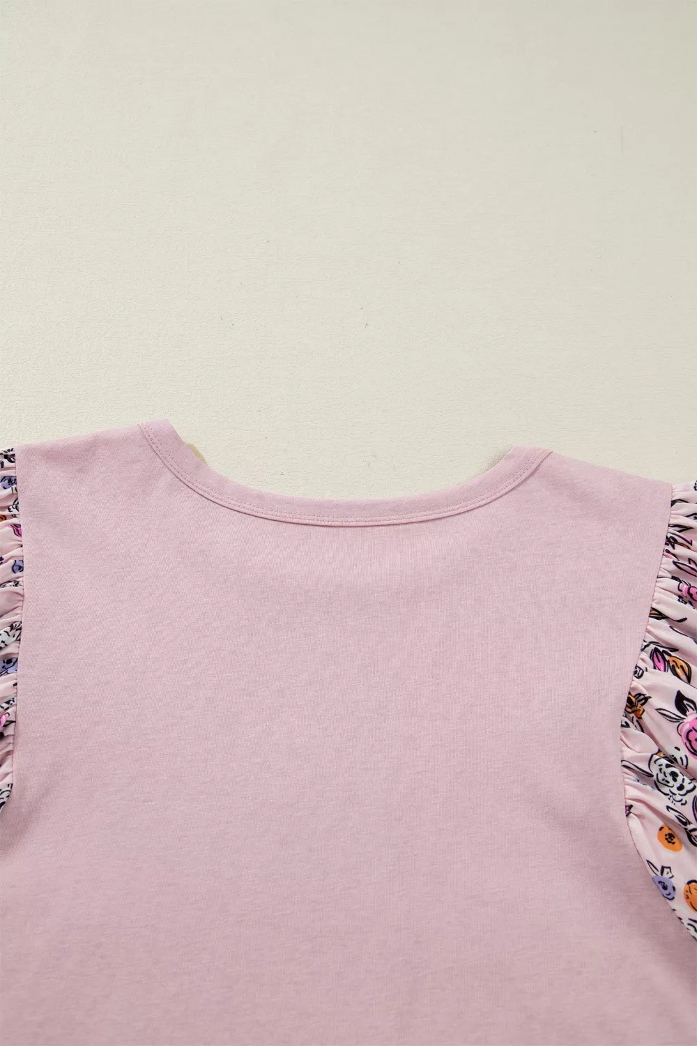 Floral Patchwork Bell Sleeve Blouse, image 9