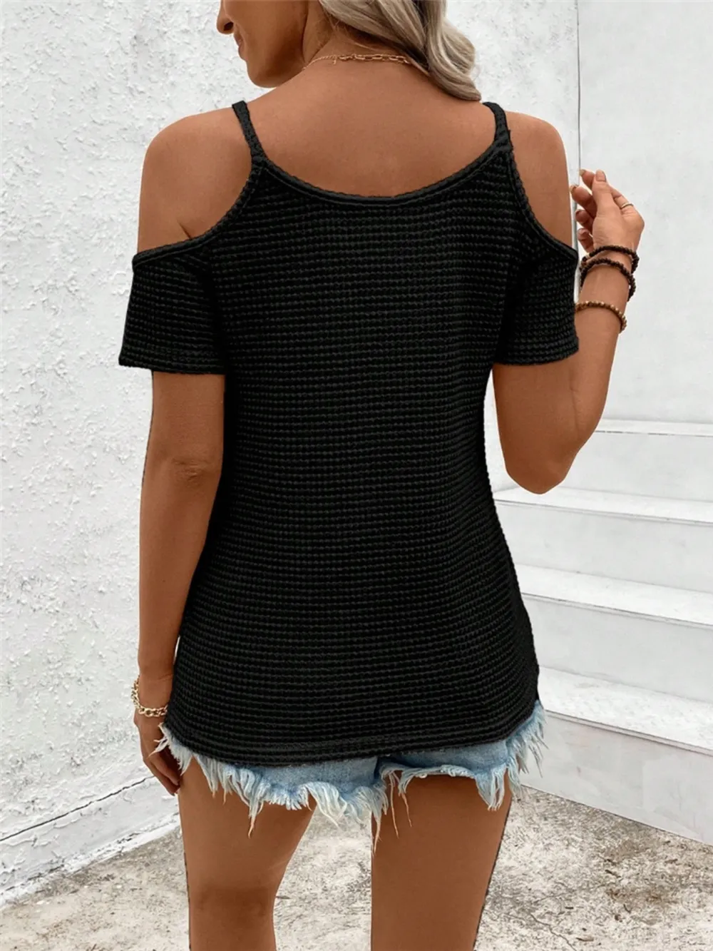 Crochet Cold Shoulder Top, image 4