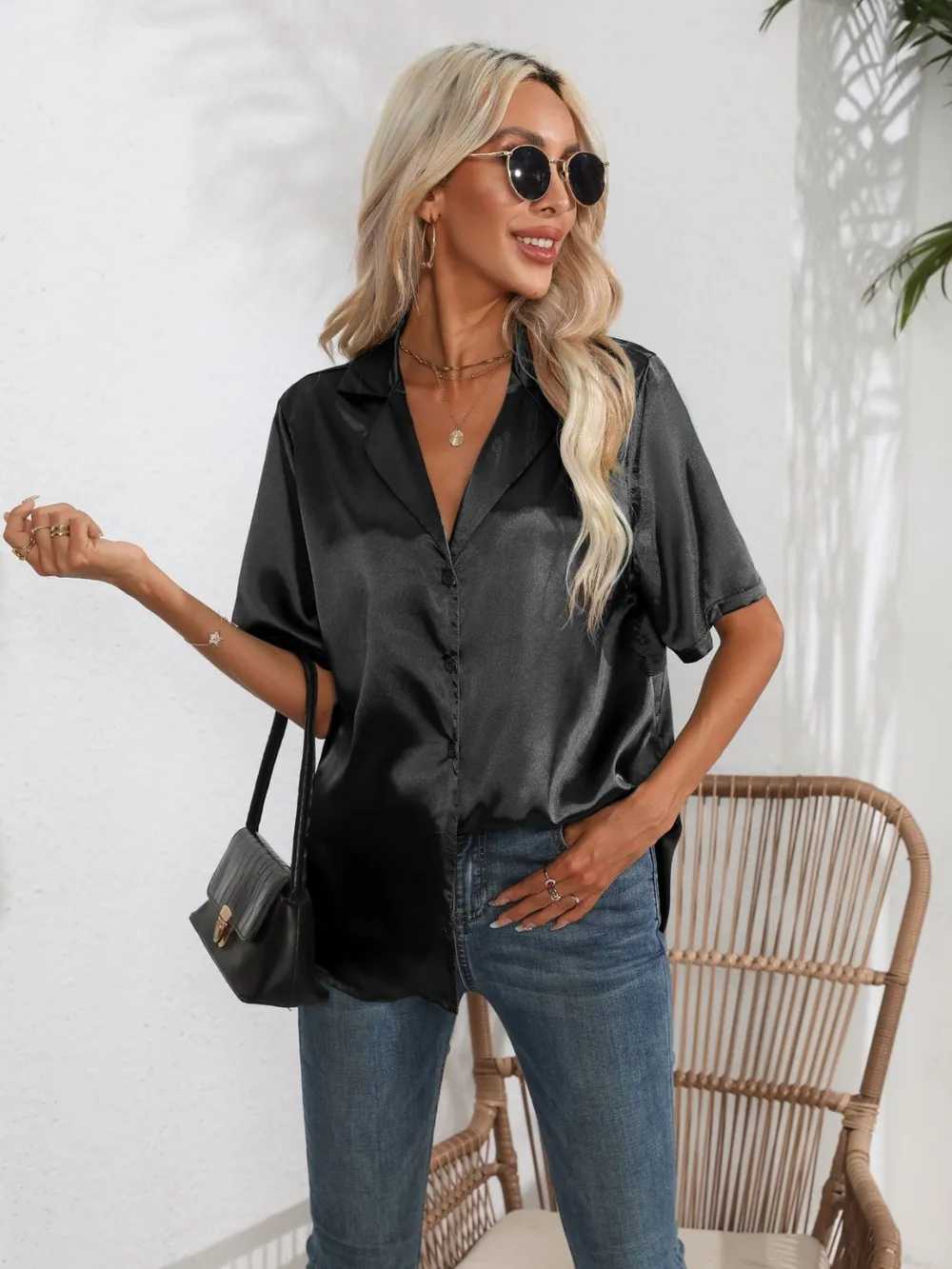 Button Down Short Sleeve Shirt