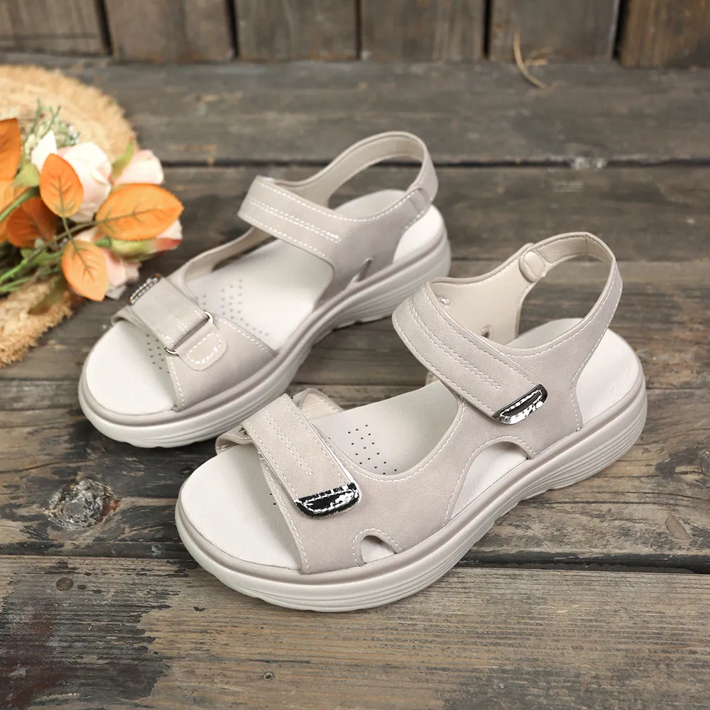Peep Toe Platform Sandals, image 6