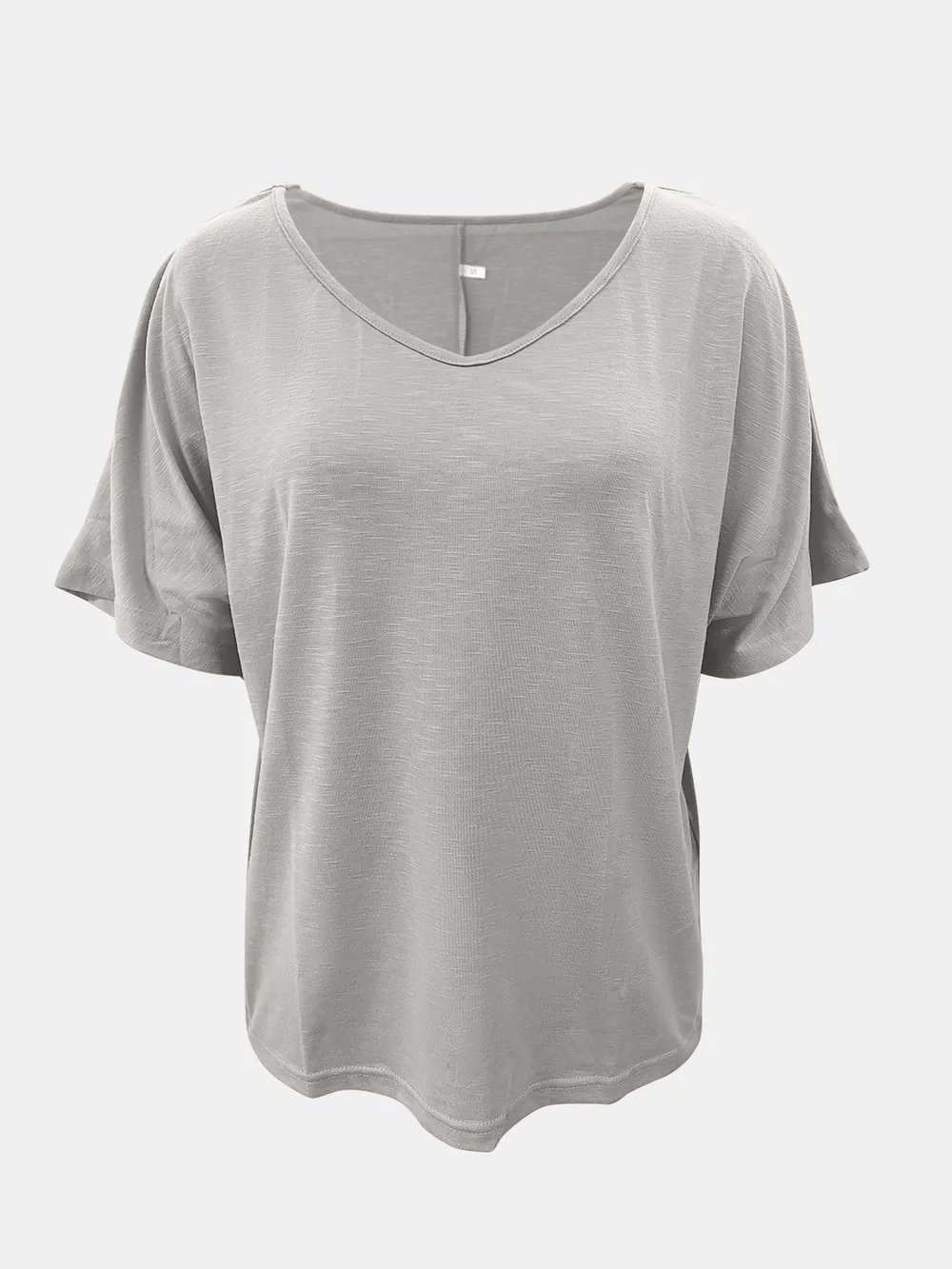 Full Size Scoop Neck Short Sleeve T-Shirt, image 3