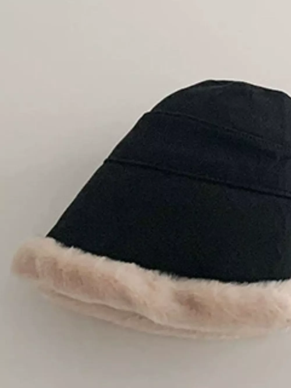 Children's Warm Plush Trim Bucket Hat, image 5