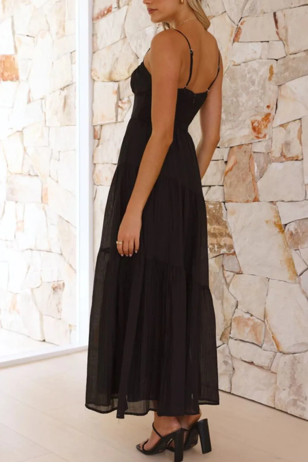Ruched Smocked Back Cami Dress, image 17
